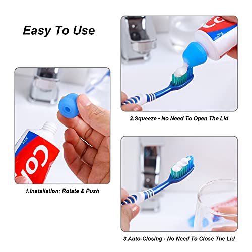 Reusable Silicone Toothpaste Cap
